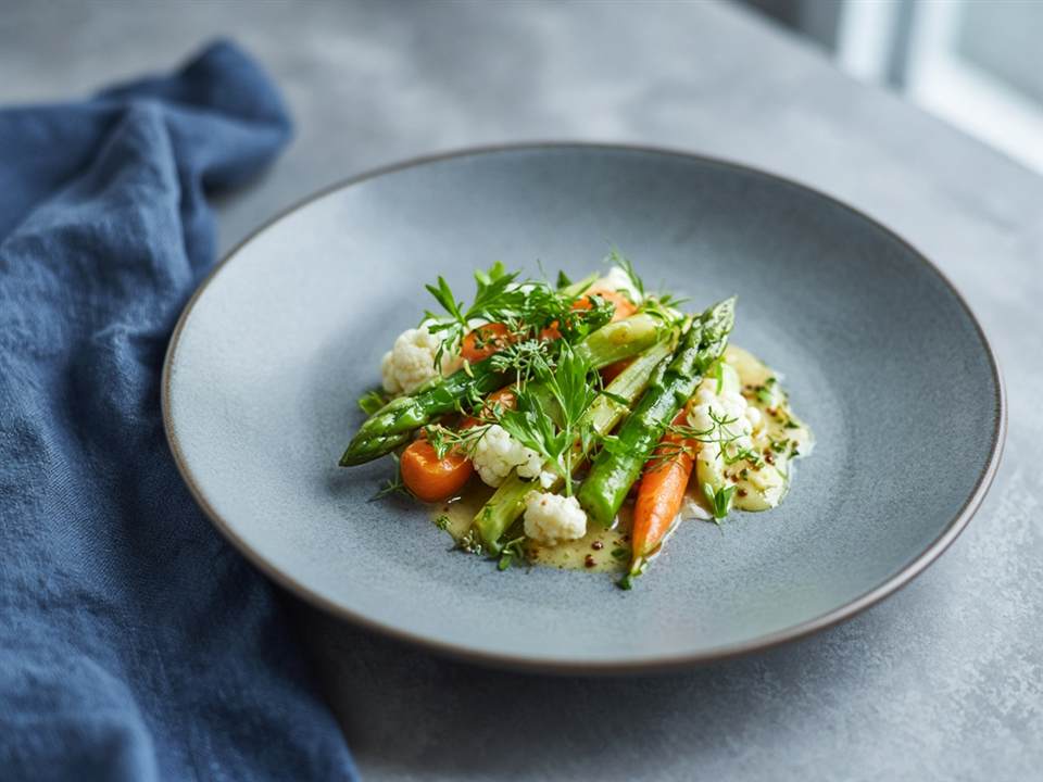 Assiette gastronomique de saison chez MenuPauseFR.com
